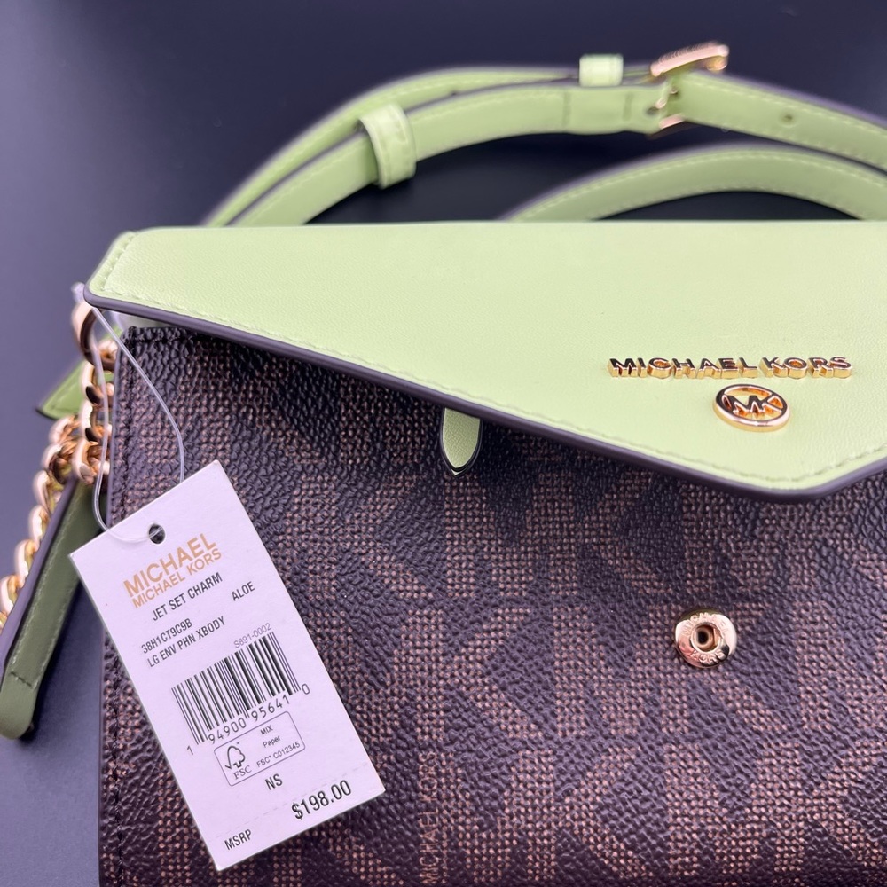 Michael Michael Kors Jet Set Charm Large Envelope Phone Xbody. New with tags - Picture 7 of 10